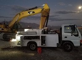 Welding Rig at night