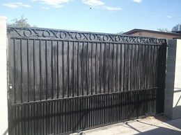 Ornamental Iron rolling gate